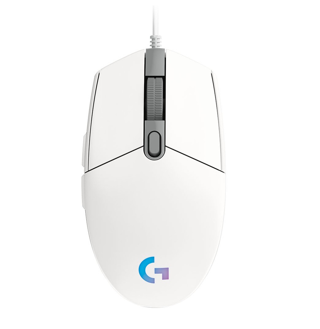 Matériels informatique LOGITECH G203 LightSync Blanche infinytech Réunion 20