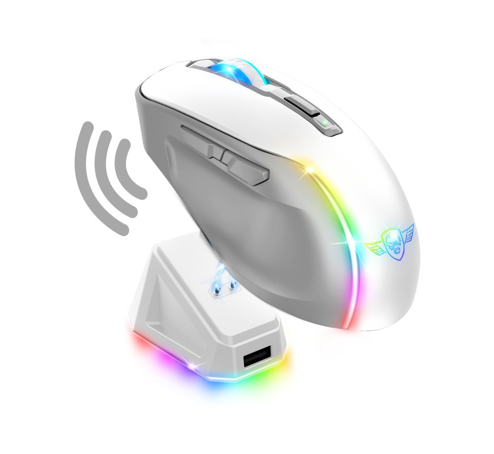 SPIRIT of GAMER Elite M50 Artic RGB Blanche infinytech Réunion 27
