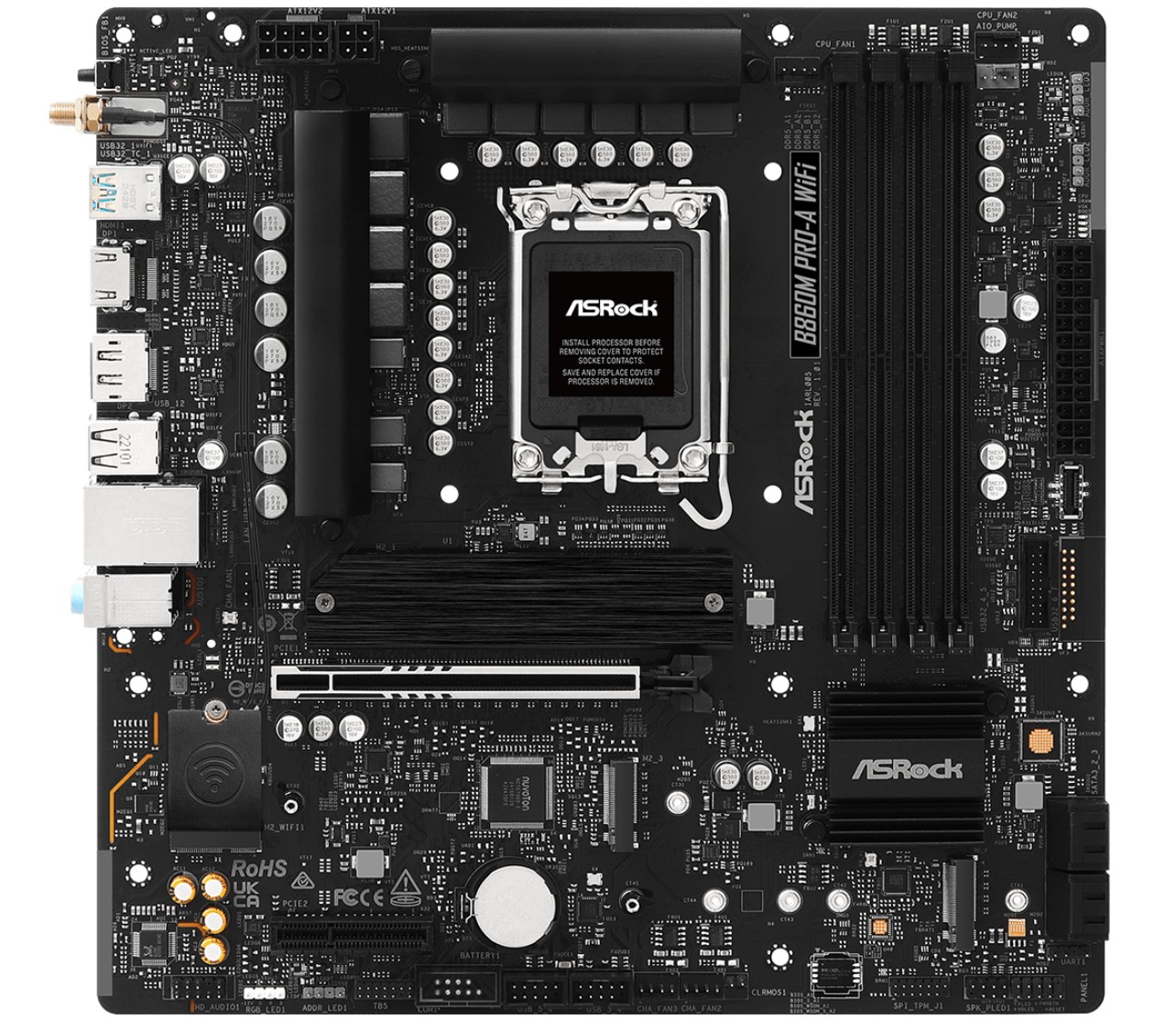 Matériels informatique ASRock B860M Pro-A WiFi infinytech Réunion 02