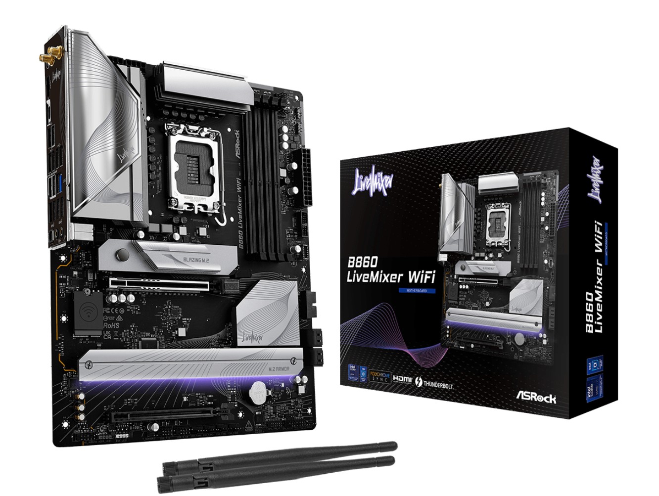 Matériels informatique ASRock B860 LiveMixer WiFi infinytech Réunion 01
