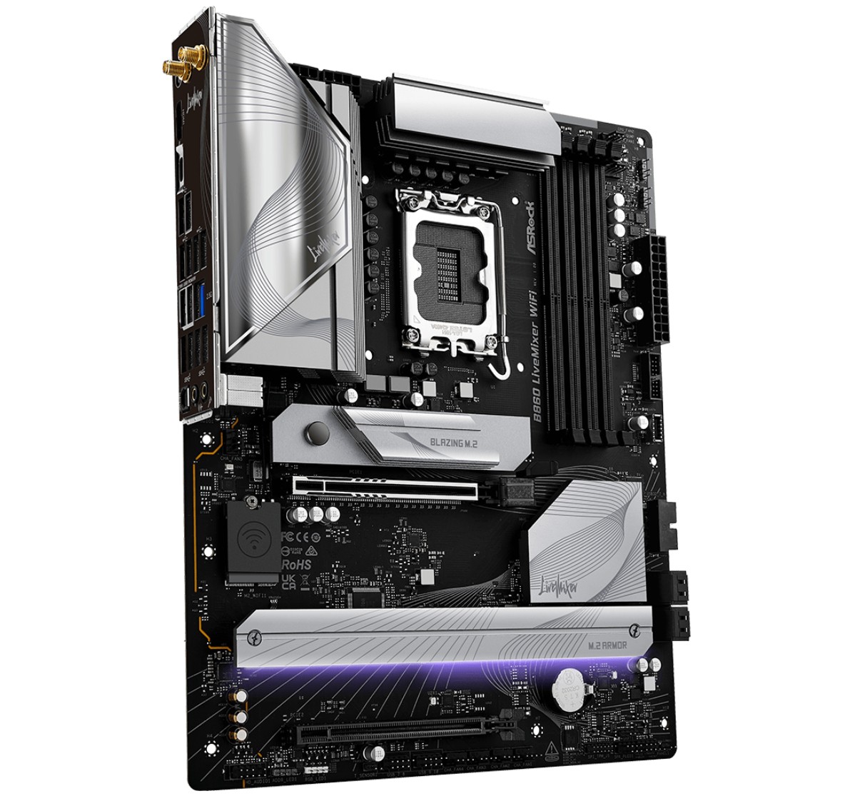 Matériels informatique ASRock B860 LiveMixer WiFi infinytech Réunion 03
