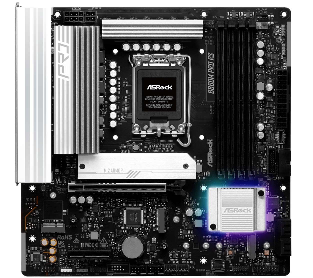 Matériels informatique ASRock B860M Pro RS infinytech Réunion 02