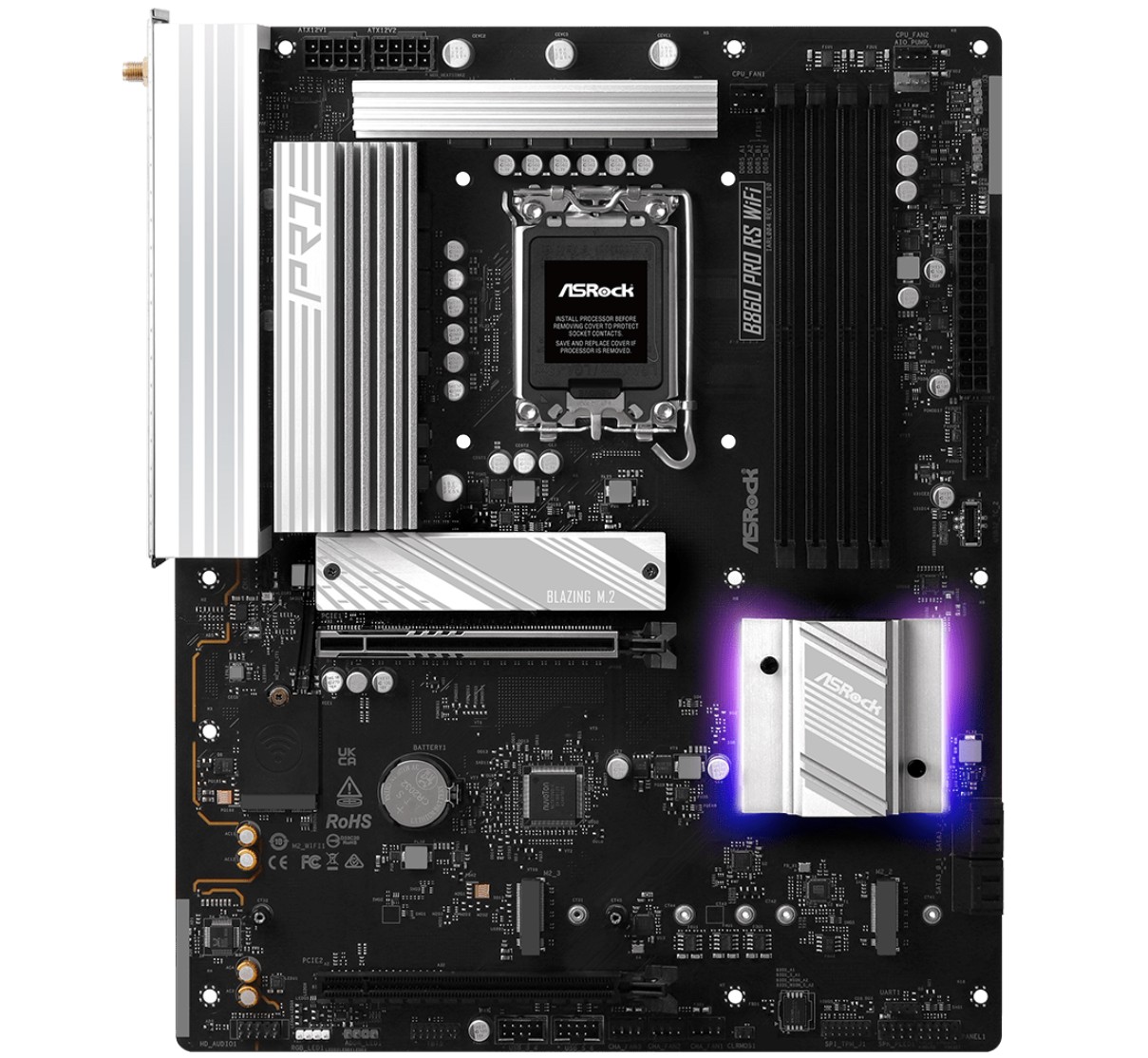 Matériels informatique ASRock B860 Pro RS WiFi infinytech Réunion 02
