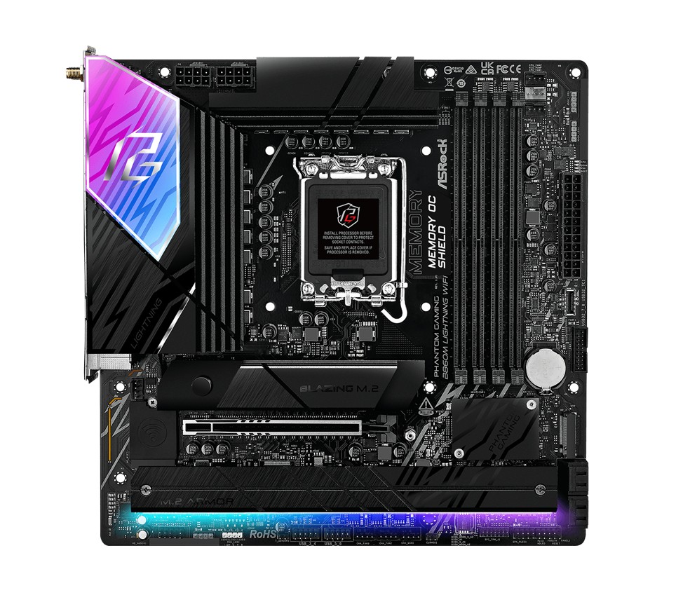 Matériels informatique ASRock B860M Lightning WiFi infinytech Réunion 02