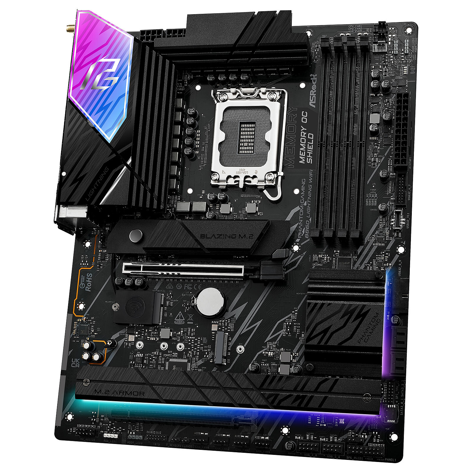 Matériels informatique ASRock B860 Lightning WiFi infinytech Réunion 03