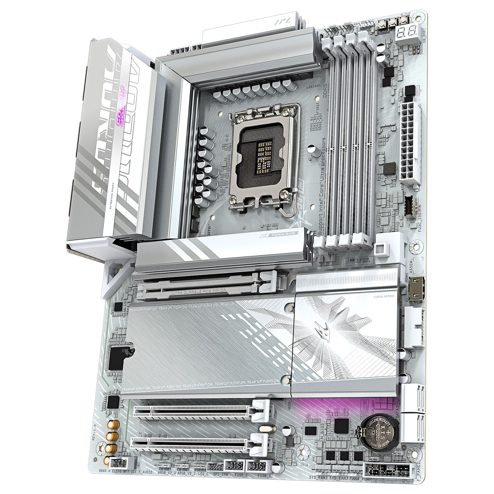 Matériels informatique Gigabyte B860 Aorus Elite WiFi7 Ice infinytech Réunion 03