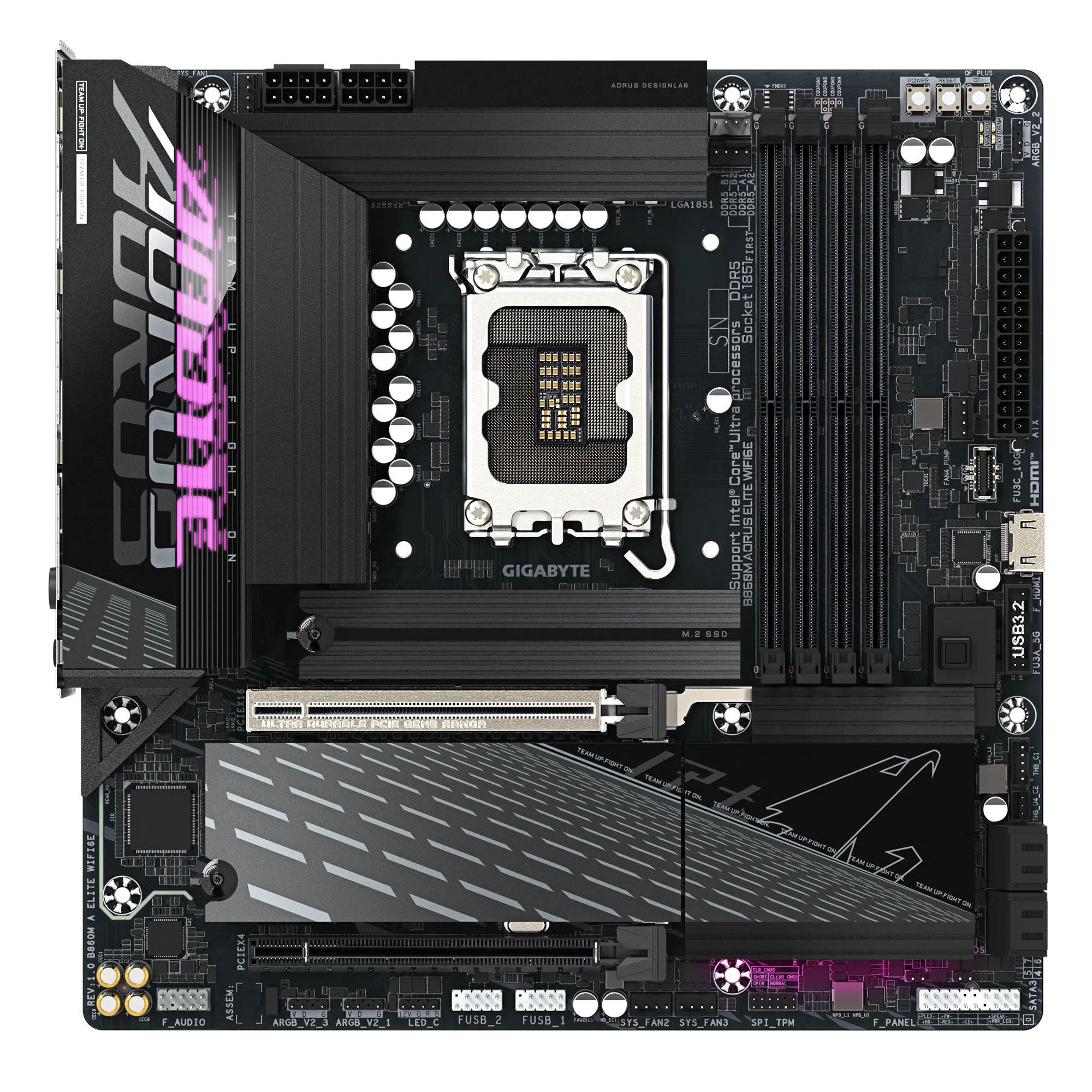 Matériels informatique Gigabyte B860M Aorus Elite WiFi6E infinytech Réunion 02