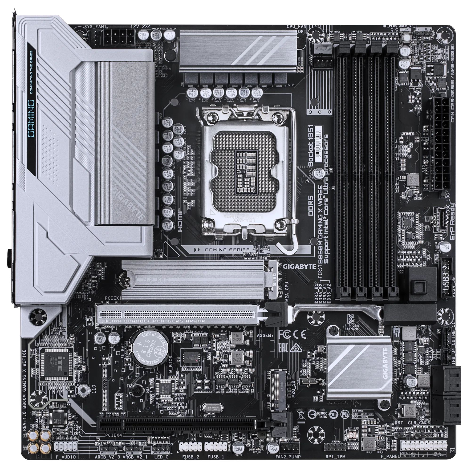 Matériels informatique Gigabyte B860M Gaming X WiFi6E infinytech Réunion 02