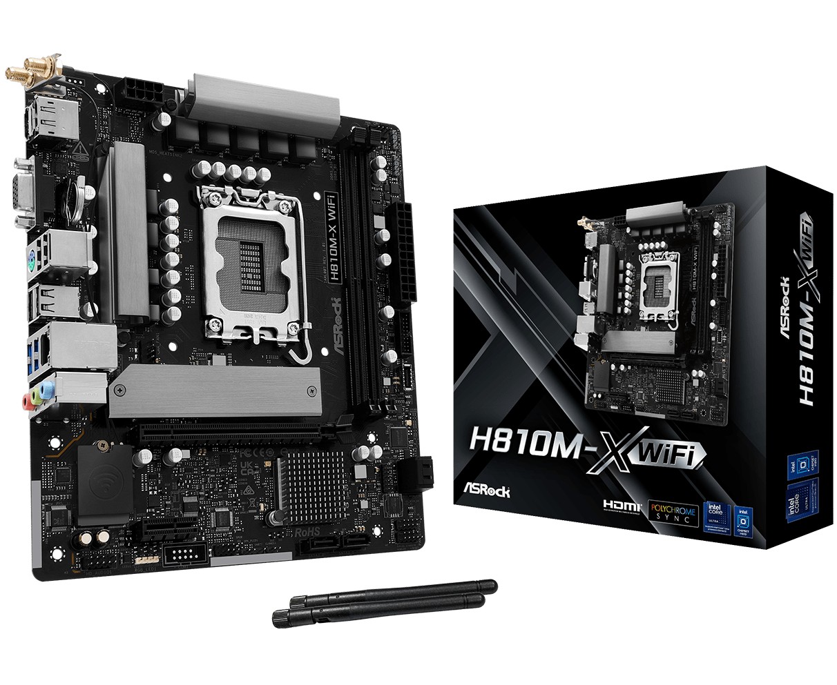 Matériels informatique ASRock H810M-X WiFi infinytech Réunion 01