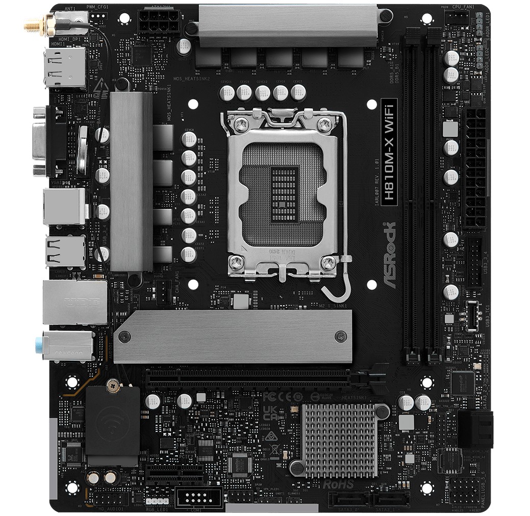 Matériels informatique ASRock H810M-X WiFi infinytech Réunion 02