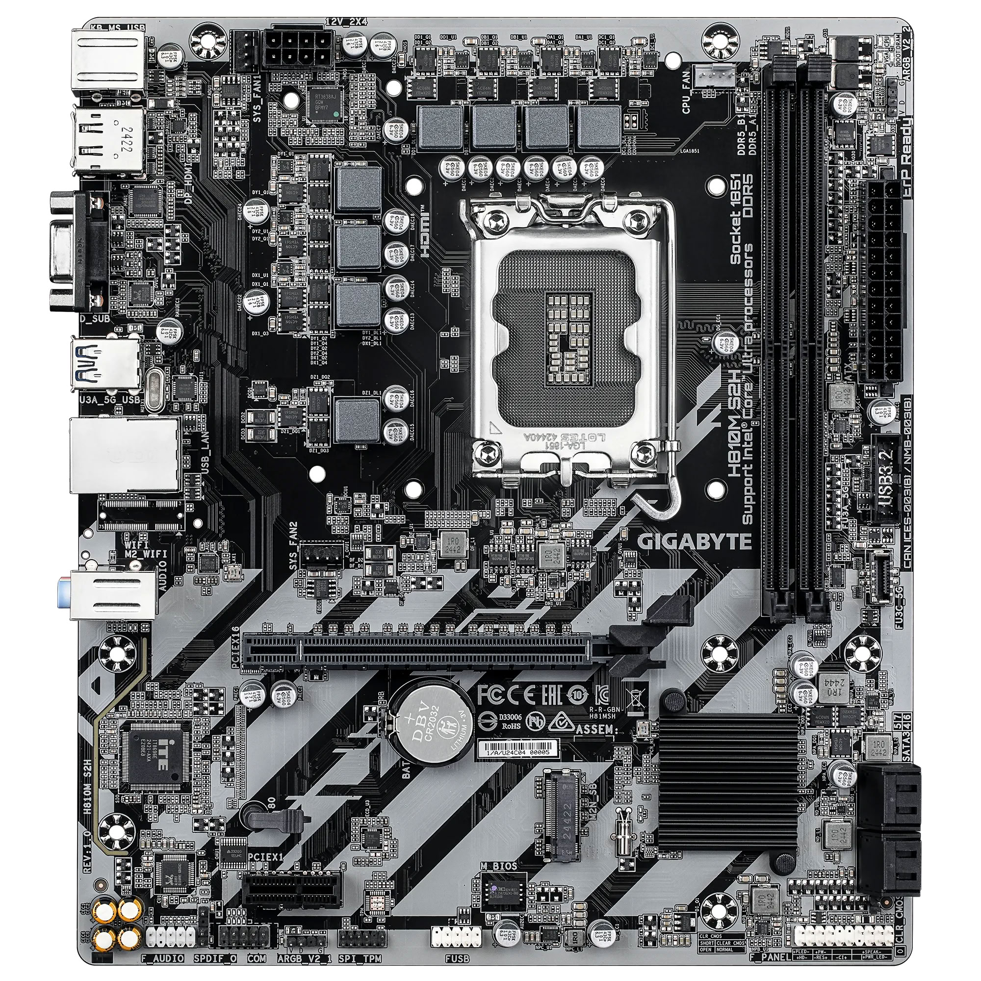 Matériels informatique Gigabyte H810M S2H infinytech Réunion 02