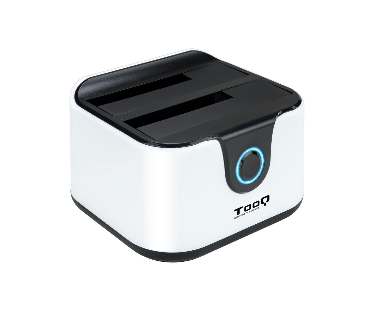 Matériels informatique station daccueil USB 3.0 TOOQ TQDS-802B pour 2 HDD SSD SATA 2.5 ou 3.5 infinytech Réunion 01