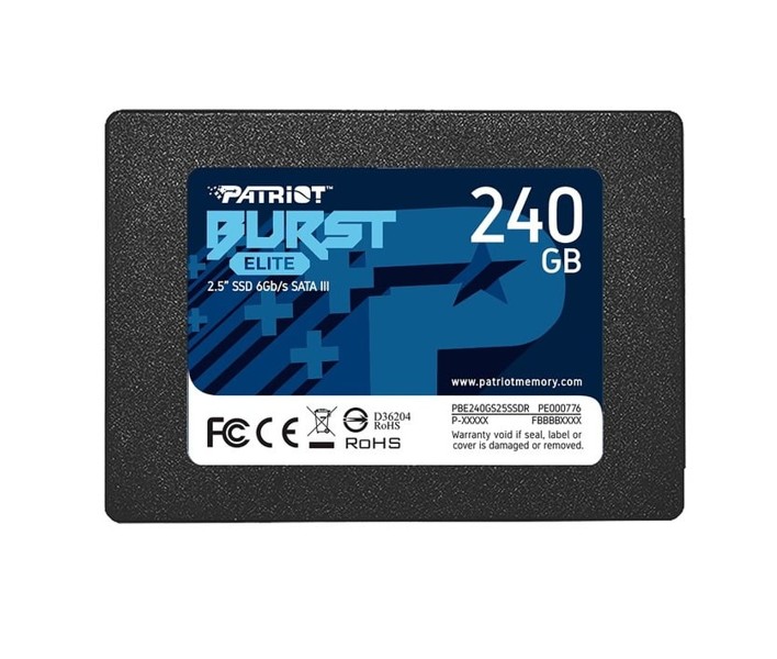 Matériels informatique SSD 2.5 SATA PATRIOT Burst Elite 240Go infinytech Réunion 01