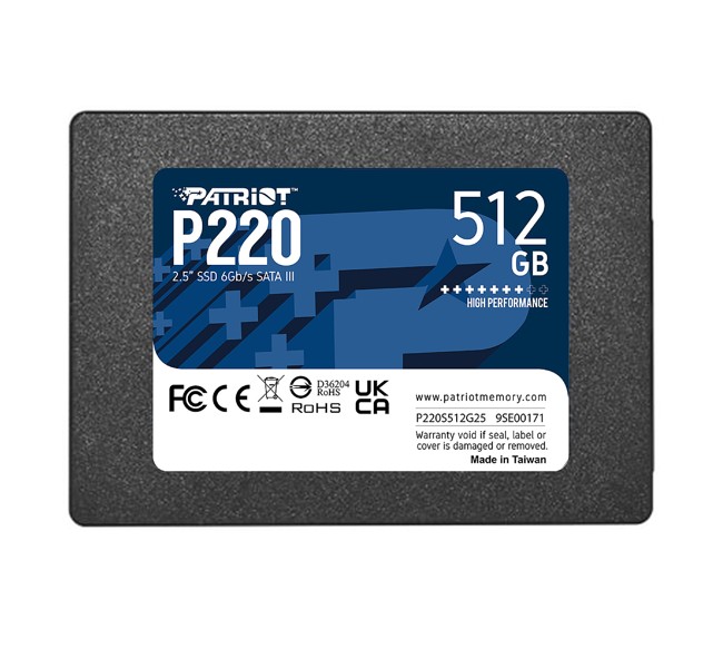 Matériels informatique SSD 2.5 SATA PATRIOT P220 512Go infinytech Réunion 01