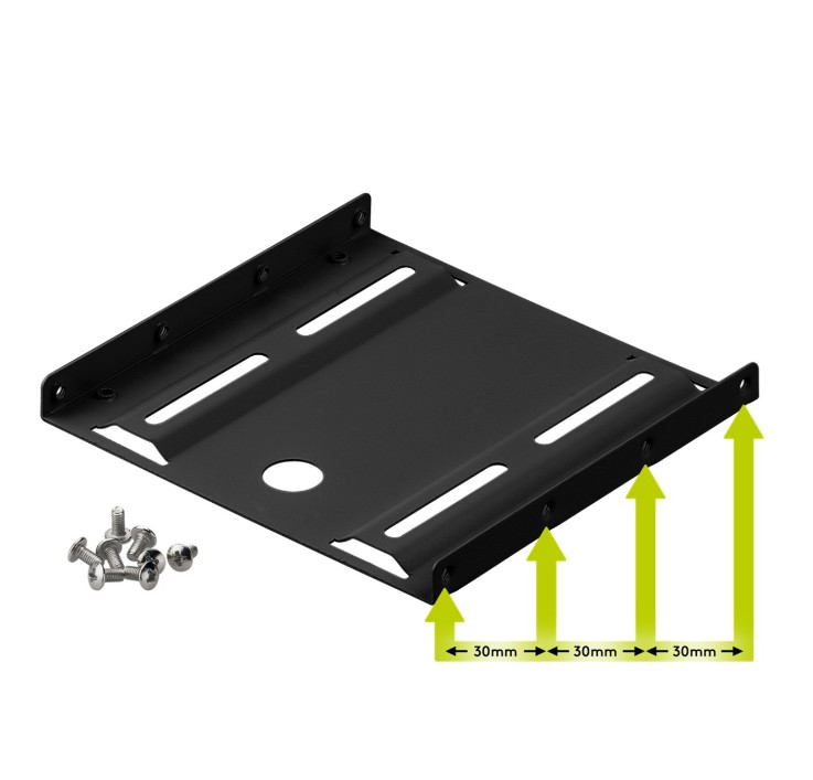 Matériels informatique berceau GOOBAY pour disque 2.5 vers 3.5 pouces infinytech Réunion 02
