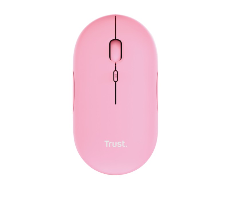 Souris TRUST Puck Sans Fil et Bluetooth Rose infinytech Réunion 20