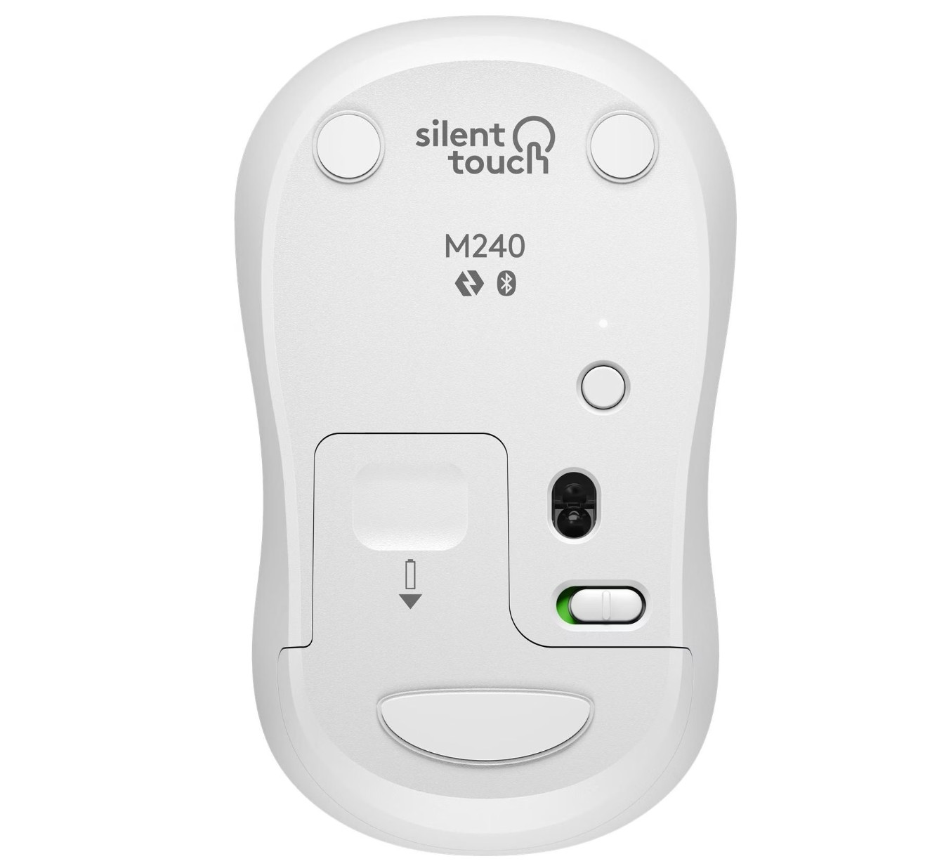 Matériels informatique souris LOGITECH M240 Silent Blanche infinytech Réunion 31