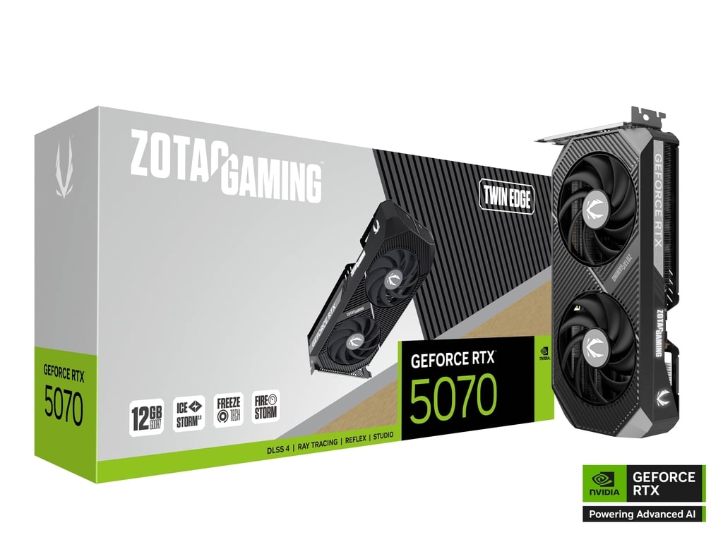 Matériels informatique Zotac Gaming GeForce RTX 5070 Twin Edge infinytech Réunion 01