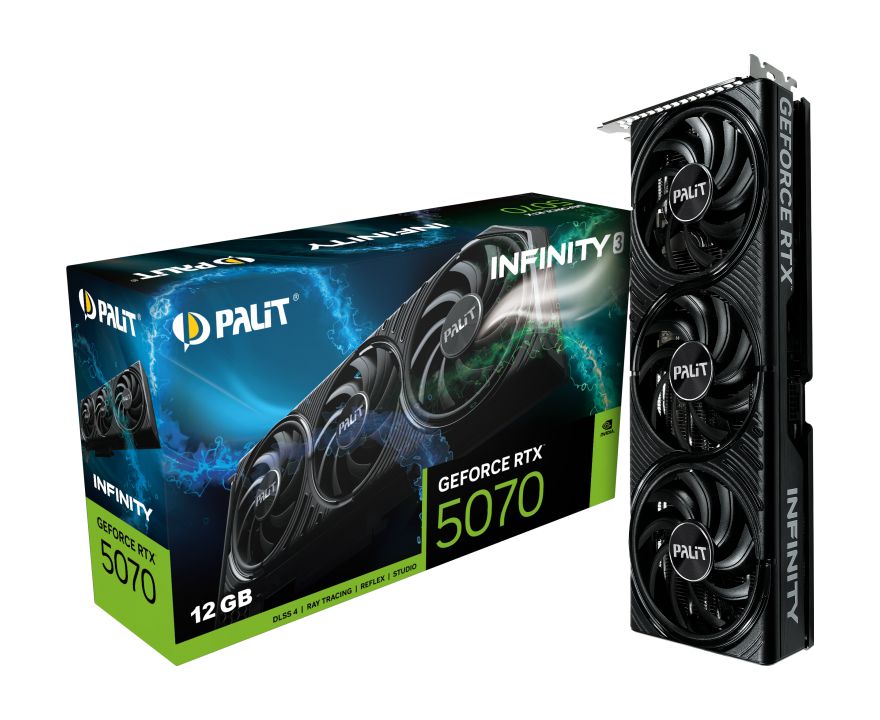 Matériels informatique Palit GeForce RTX 5070 Infinity 3 infinytech Réunion 01