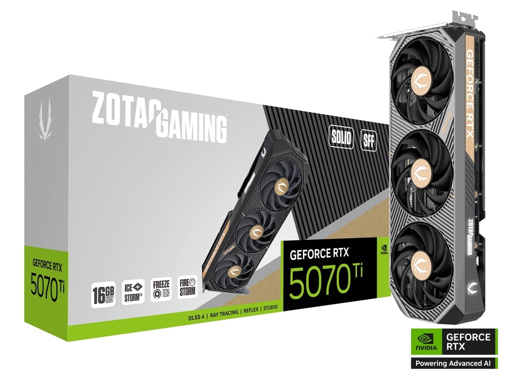 Matériels informatique ZOTAC GAMING GeForce RTX 5070 Ti SOLID SFF infinytech Réunion 01