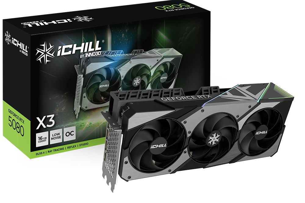 Matériels informatique INNO3D GeForce RTX 5080 iChill X3 infinytech Réunion 01