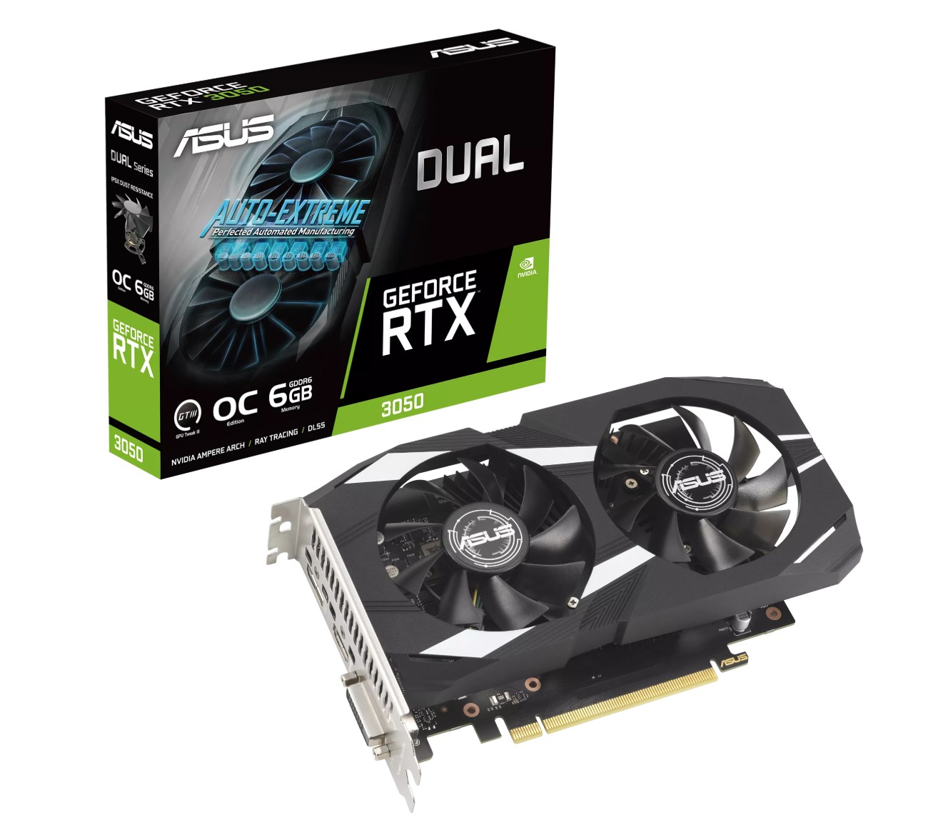 Matériels informatique Asus GeForce RTX 3050 Dual OC 6Go infinytech Réunion 01