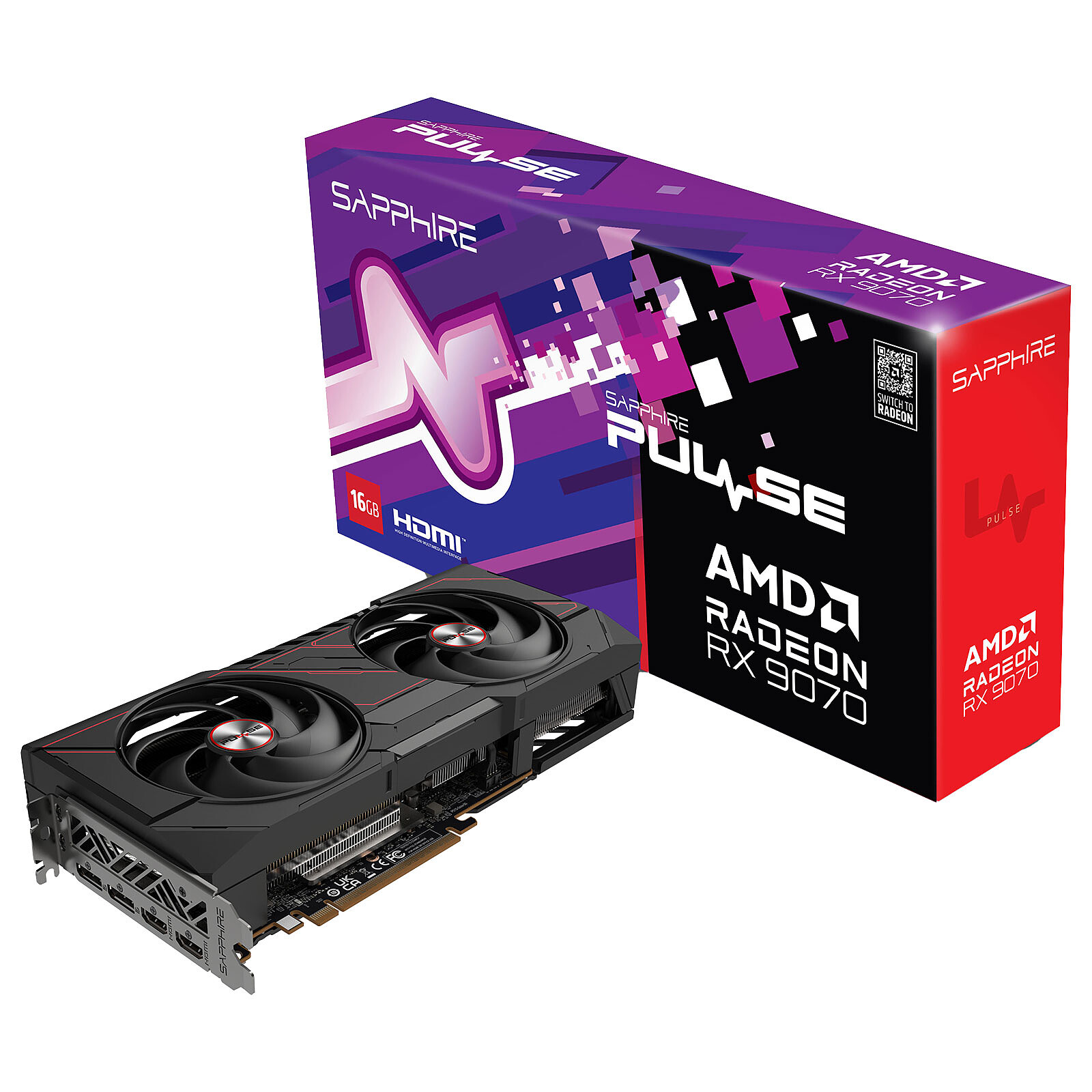 Matériels informatique SAPPHIRE PULSE AMD Radeon RX 9070 16GB infinytech Réunion 01