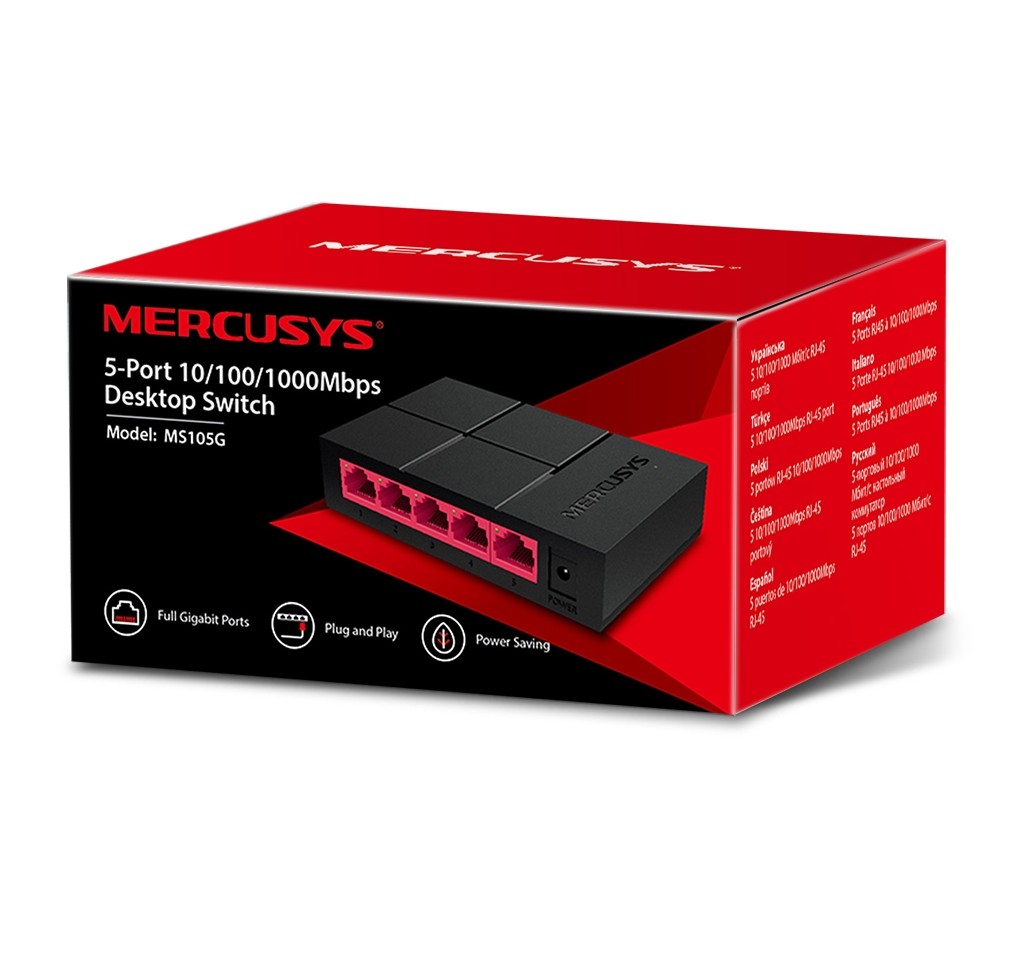 Matériels informatique MERCUSYS MS105G infinytech Réunion 02
