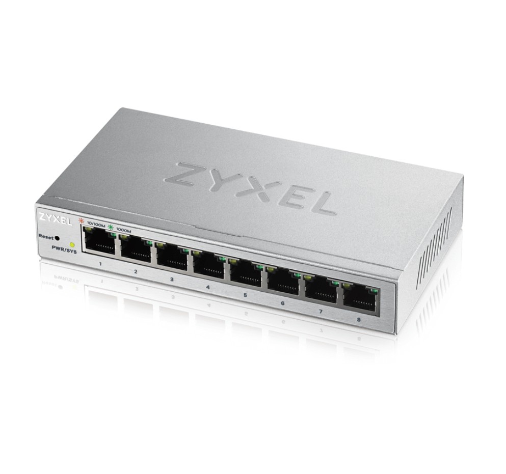 Matériels informatique ZYXEL GS1200 8 ports infinytech Réunion 01