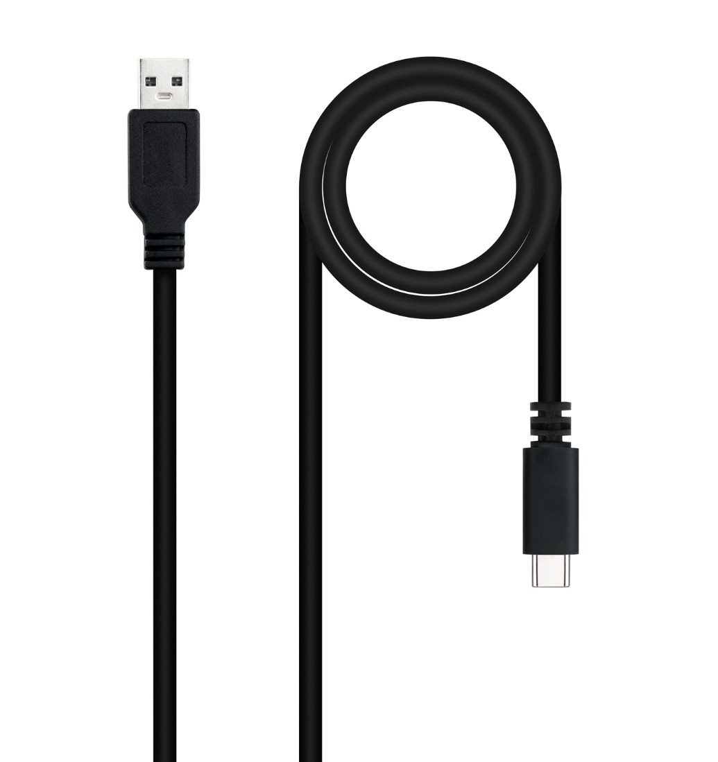 Matériels informatique NANOCABLE 10.01.2101 USB 2.0 Mâle vers USB-C Mâle 1m Noir infinytech Réunion 01