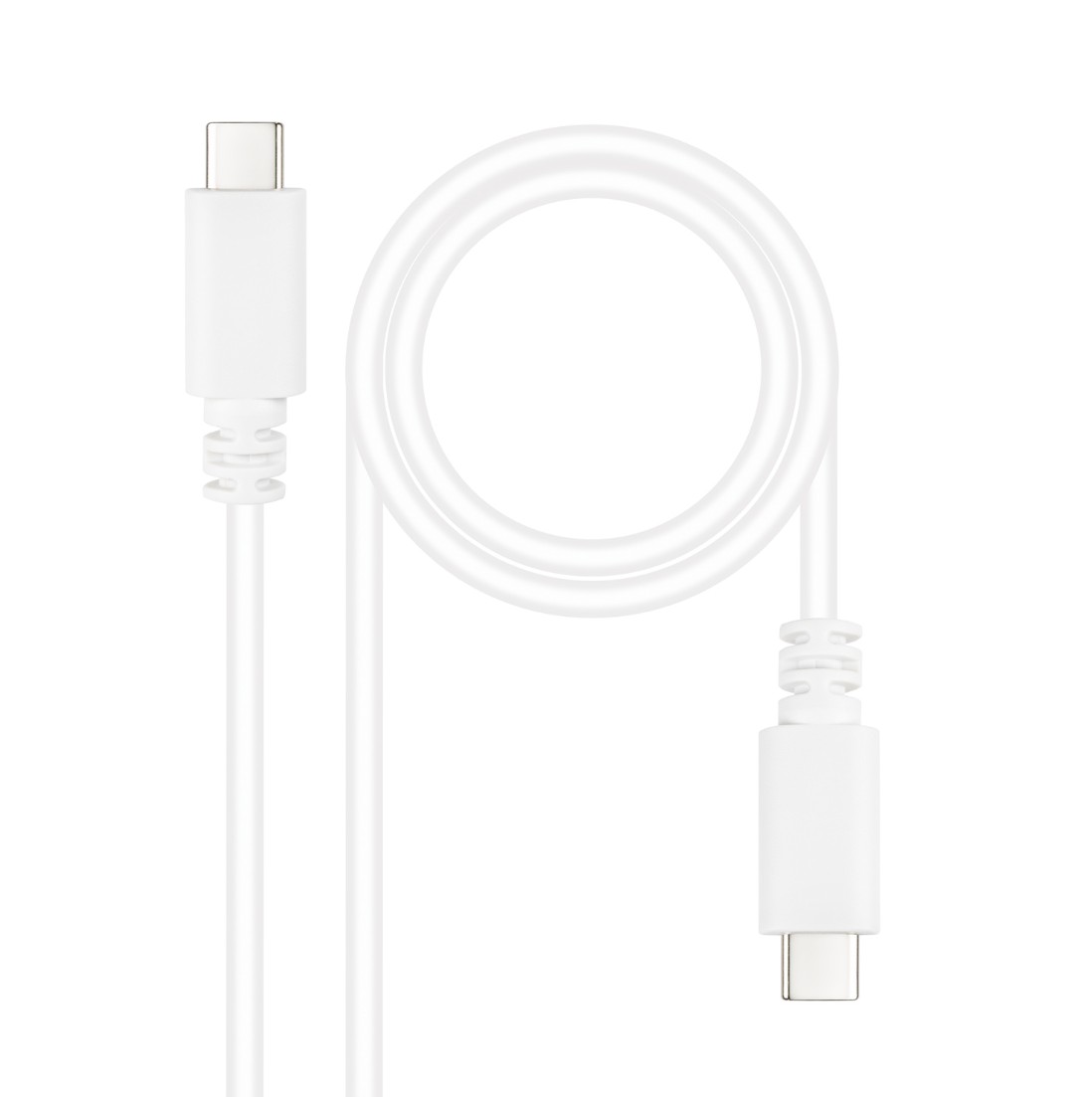 Matériels informatique NANOCABLE 10.01.2301-W USB-C Mâle Mâle 1m Blanc infinytech Réunion 01