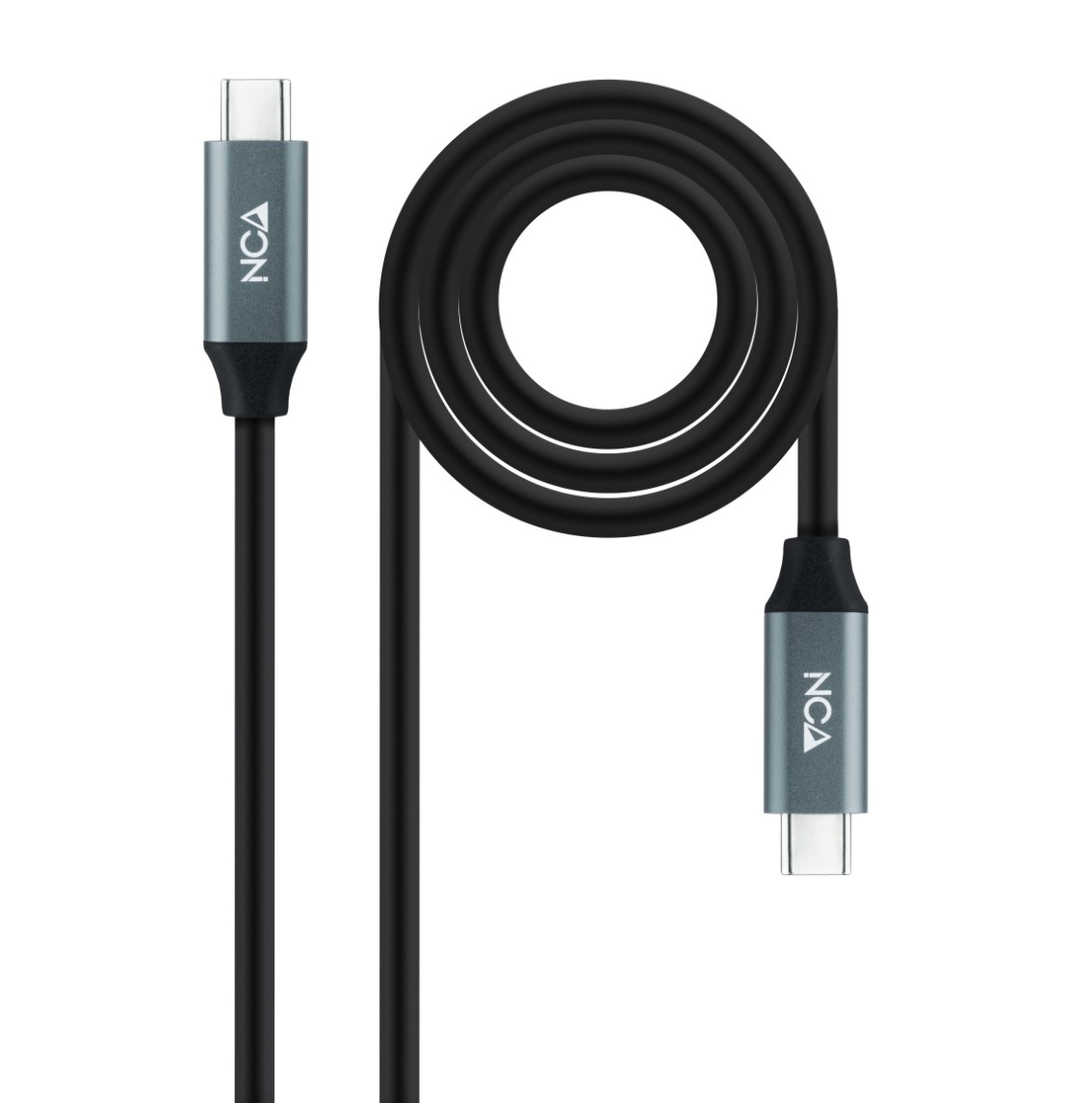 Matériels informatique NANOCABLE 10.01.4301 USB-C 3.2 Mâle Mâle 100W 1m Noir infinytech Réunion 01