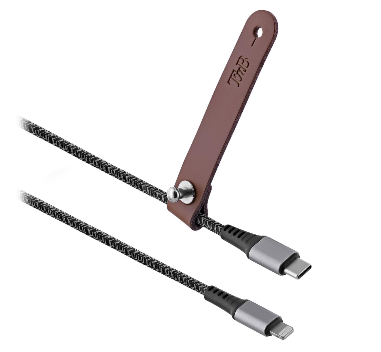 Matériels informatique câble TNB CBLTCLTD USB-C Mâle vers Lightning Gris infinytech Réunion 01