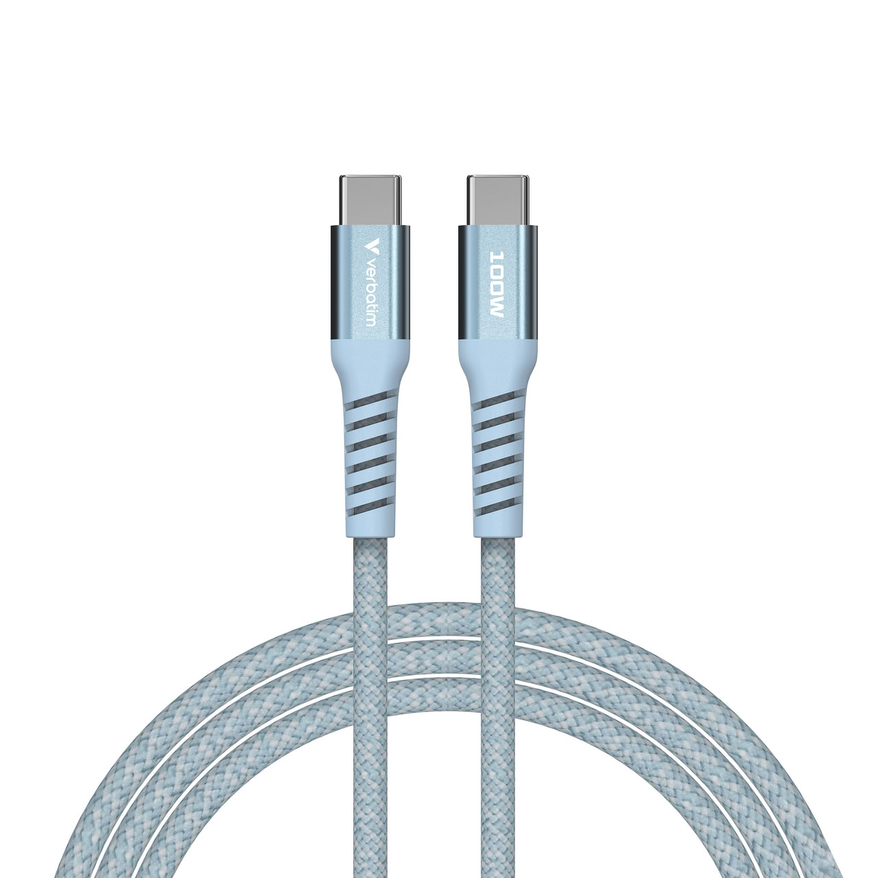 Matériels informatique Câble Magnétique VERBATIM Sync et Charge 100W 1.2m Bleu infinytech Réunion 02