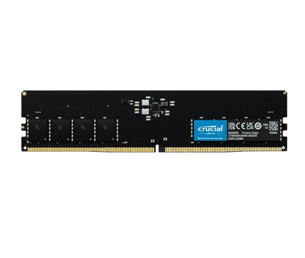 Matériels informatique DIMM CRUCIAL 16Go DDR5 5600MHz Noire infinytech Réunion 01