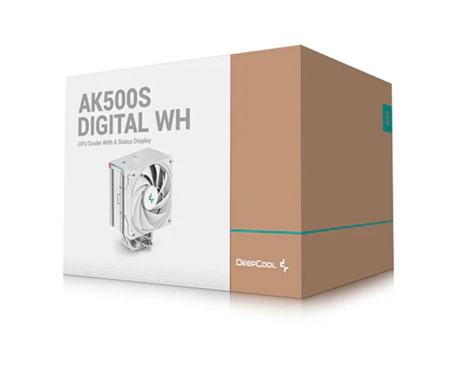 Matériels informatique DEEPCOOL AK500S Digital ARGB Blanc infinytech Réunion 05