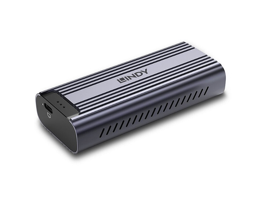 Matériels informatique boitier USB 4 LINDY 43394 pour SSD M.2 NVMe infinytech Réunion 01