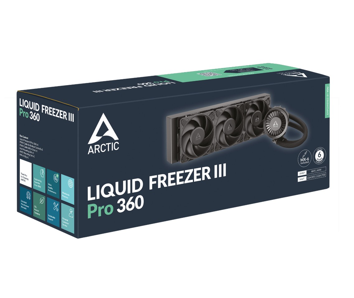 Matériels informatique Arctic Liquid Freezer III Pro 360mm Noir infinytech Réunion 05
