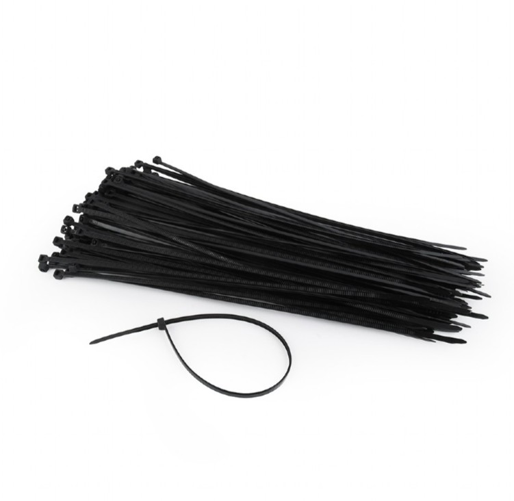 Matériels informatique collier de serrage CABLEXPERT 250x3.6mm 100 pieces Noir infinytech Réunion 01