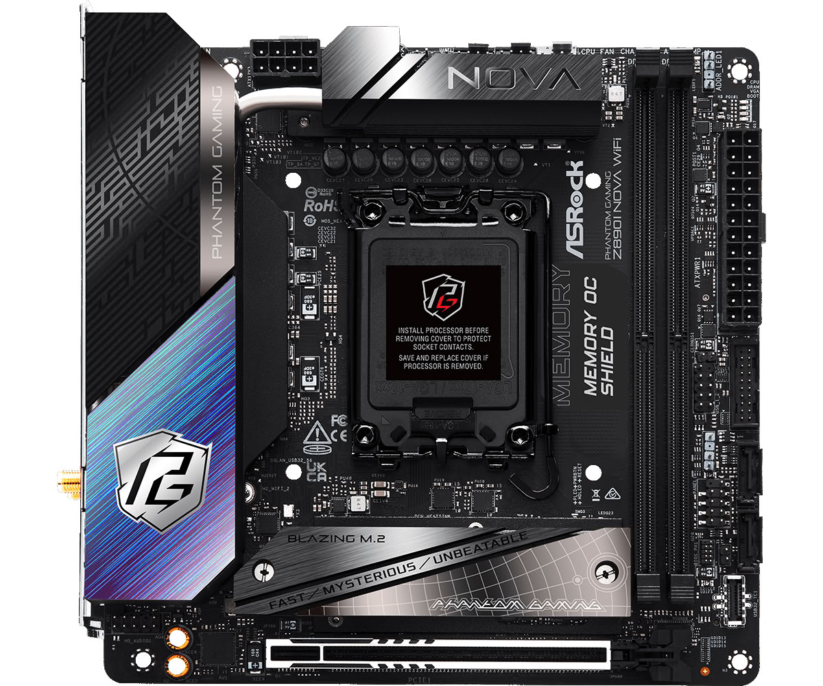 Matériels informatique ASRock Z890I Phantom Gaming Nova WiFi infinytech Réunion 02