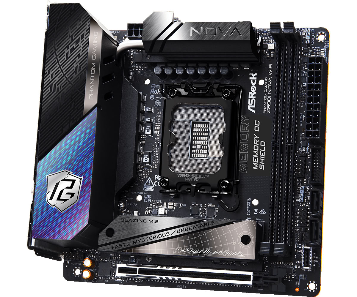 Matériels informatique ASRock Z890I Phantom Gaming Nova WiFi infinytech Réunion 04
