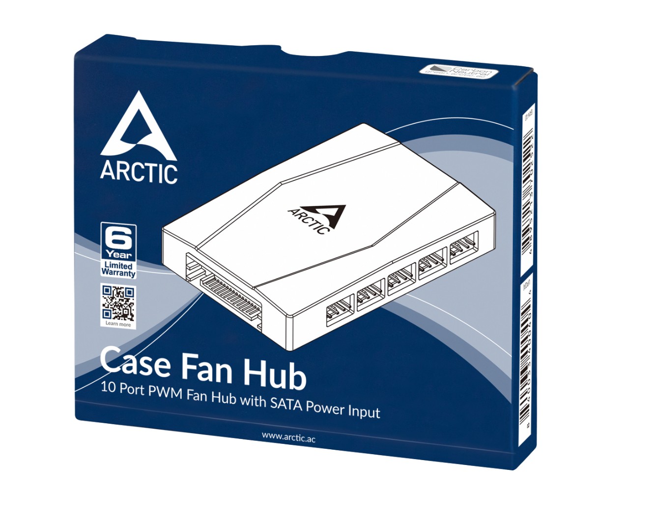 Matériels informatique contrôleur ARCTIC Case Fan Hub Noir infinytech Réunion 05