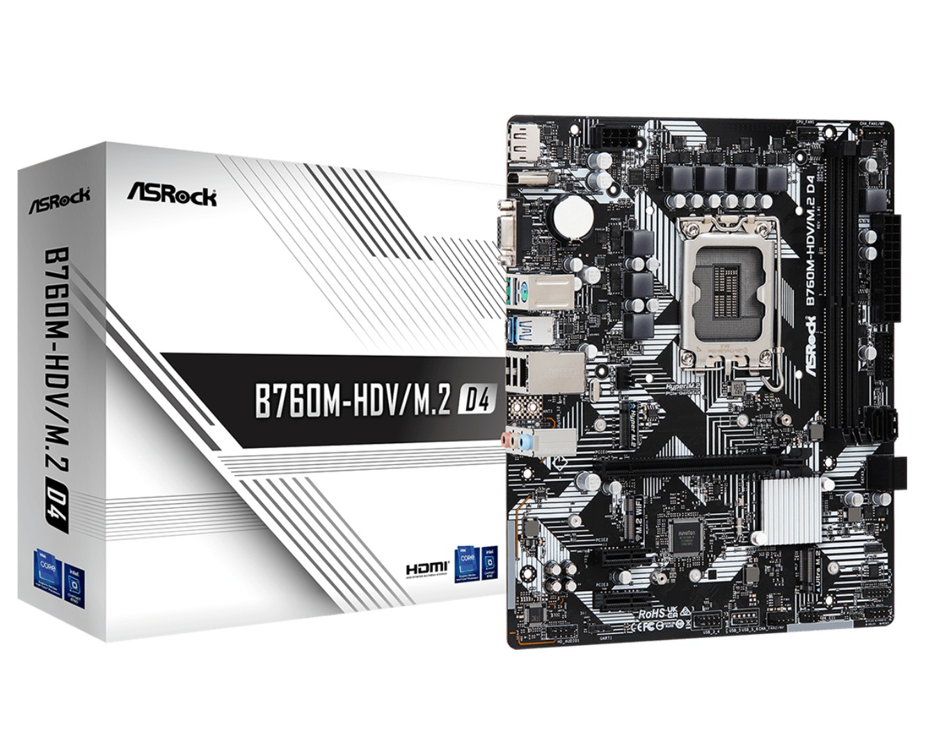 Matériels informatique ASRock B760M-HDV M.2 DDR4 infinytech Réunion 01