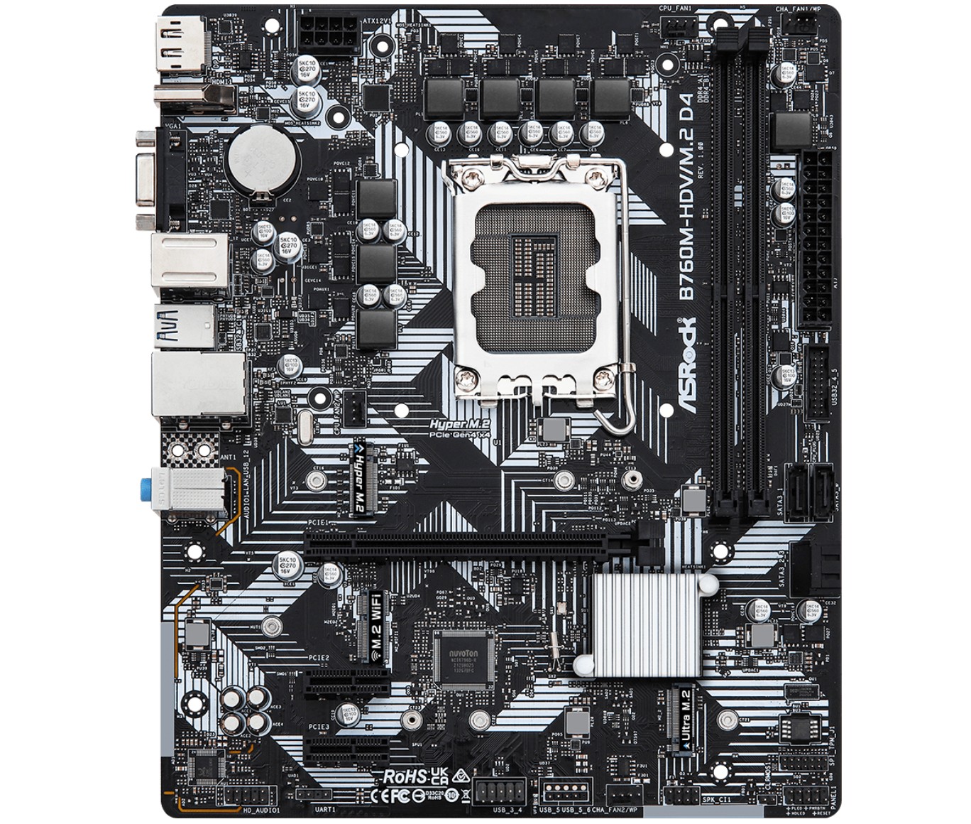 Matériels informatique ASRock B760M-HDV M.2 DDR4 infinytech Réunion 02