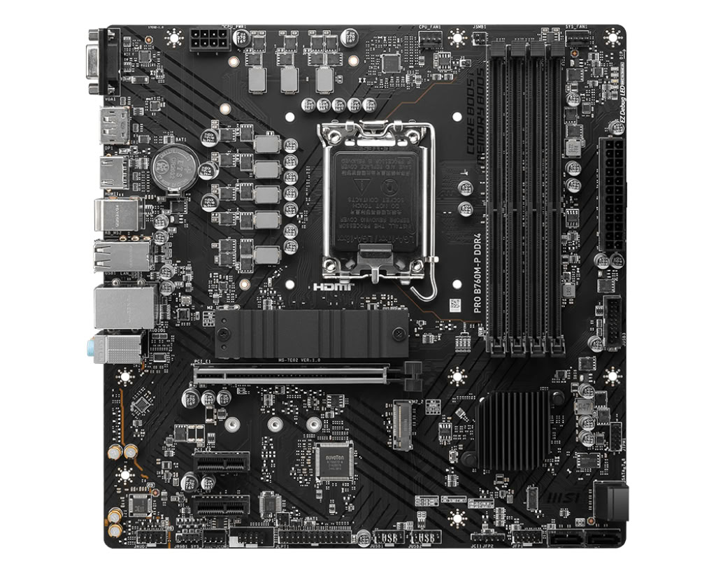 Matériels informatique MSI Pro B760M-P DDR4 infinytech Réunion 02