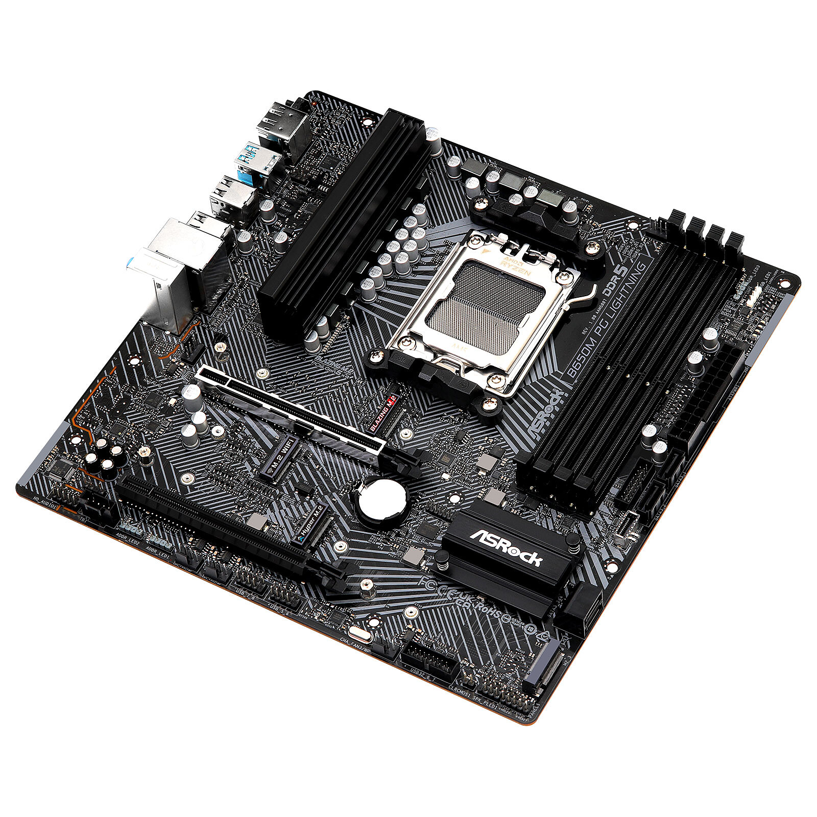 Matériels informatique ASRock B650M Phantom Gaming Lightning infinytech Réunion 03