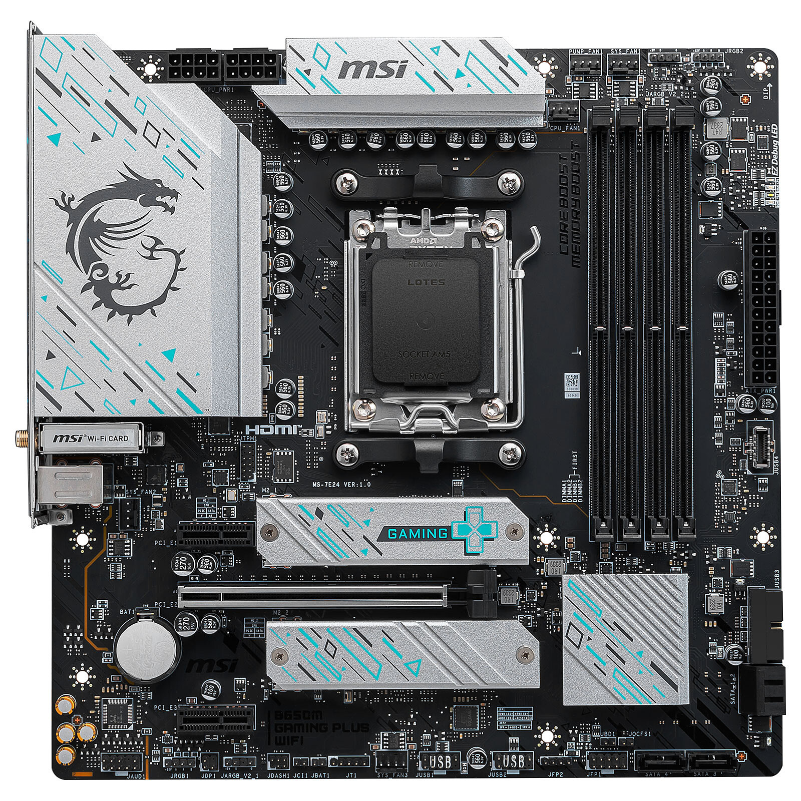 Matériels informatique MSI B650M Gaming Plus WiFi infinytech Réunion 02