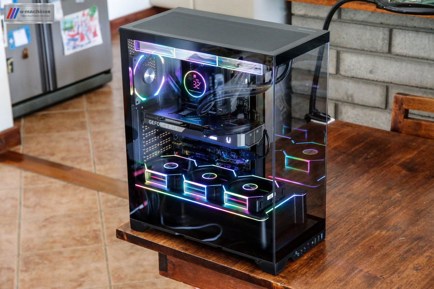 Tour Mars Gaming Infinio Ryzen 7800X3D et RTX 5070Ti 16Go infinytech Réunion 02