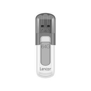 Matériels informatique Clé USB 3.2 LEXAR JumpDrive V100 64Go Grise infinytech Réunion 01