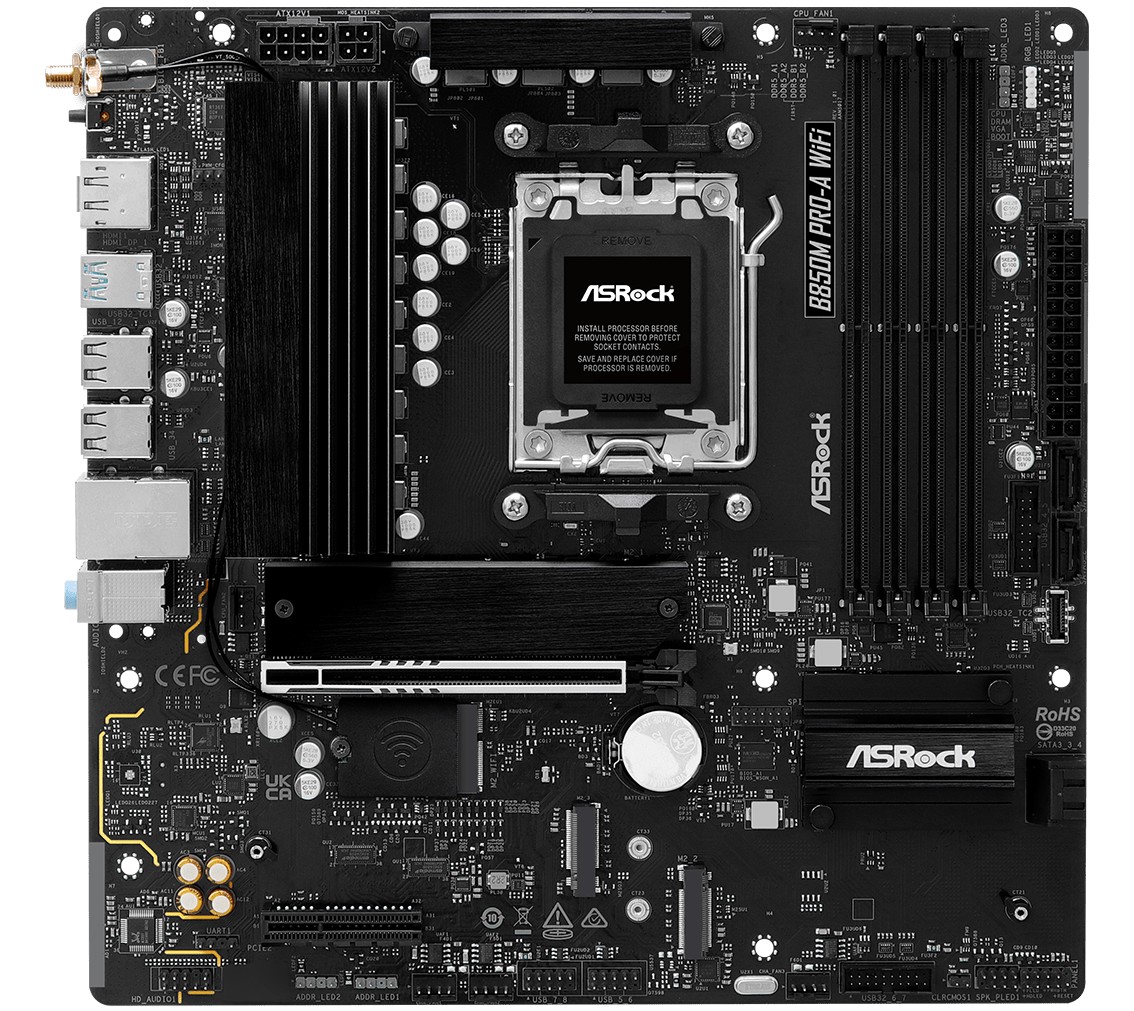 Matériels informatique ASRock B850M Pro-A WiFi infinytech Réunion 02